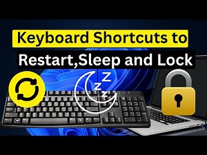 Keyboard Shortcuts to Restart, Sleep and Lock Windows Laptop or PC