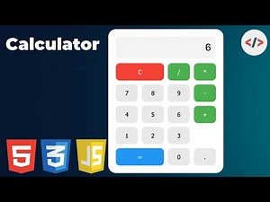 ⚙️ Build a Functional Calculator | HTML CSS JS Mini Project