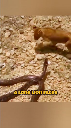Lion vs Python: A Battle for Survival in the Wild
