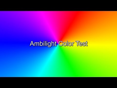 Ambilight Color Test