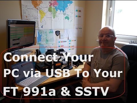 How to Connect Your FT-991a to Your PC for TX SSTV using a USB cable and more MMSSTV instructions.