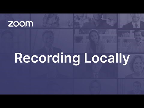 Recording Locally On Your Computer