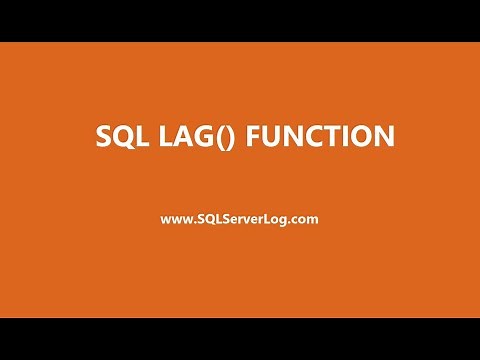 SQL LAG() Function