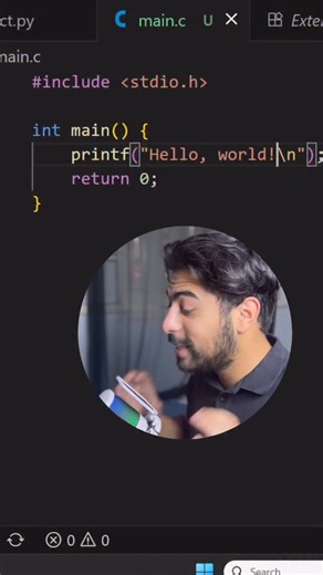 SEVREE EDUCATION on Instagram: "LANGUAGE C IN VSCODE 👌🏻"