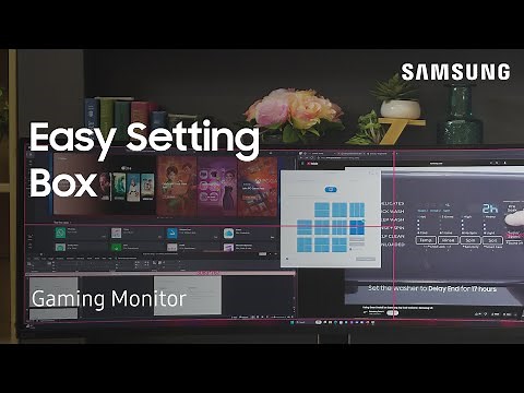 Use Easy Setting Box on your Samsung gaming monitor | Samsung US