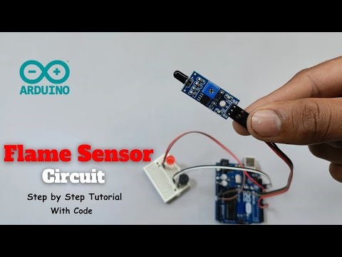 Flame Sensor Circuit using Arduino UNO