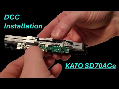 Kato SD70ACe DCC Installation - N Scale How-to