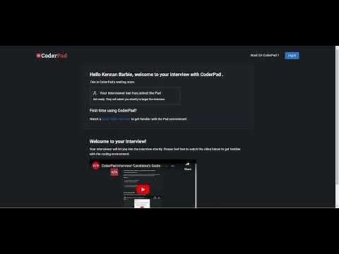 Introduction to CoderPad Interview for Candidates