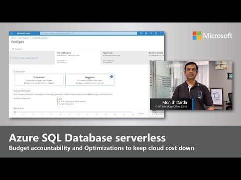 Azure SQL Database serverless performance vs PaaS | Icertis hands-on use case