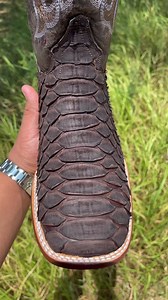 Genuine Matte Brown Python Boots IN STOCK🐍 Shop Online Today At Alfawesternwear.com | Alfa Western Wear