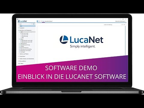 Demo Video - Einblick in die LucaNet Software