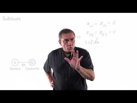 Discrete optimization: traveling salesman problem