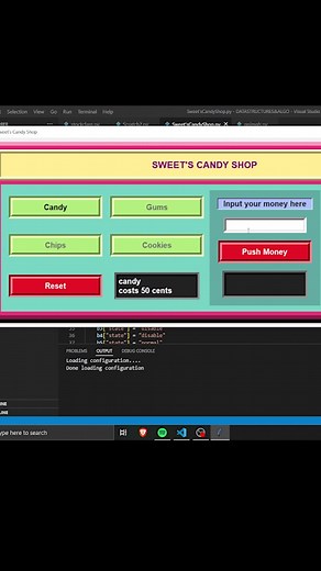 Coding Content muna tayo guys. HAHA. GUI Candy Vending Machine using Python #python #pythonprogramming #gui #guipython #Tkinter #tkinterpython #programming #computerengineering #foryou #fyp #fypシ #foryoupage #programmingph #pythonph #pythonprogrammingph #trending #xyzbca