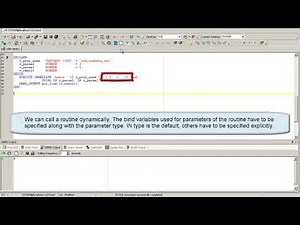 PL/SQL Oracle Tutorial - Dynamic SQL and Transactions - PL/SQL for beginners (Lesson 7)