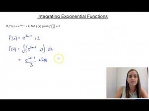 Integration of exponential functions