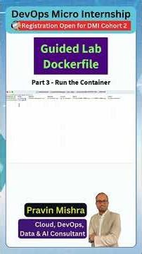 Dockerfile Guided Lab Part 3 - Run the container
