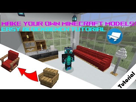 How to make custom Block Models for Minecraft, Easy Blockbench Tutorial, texture pack modeling