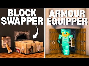 Minecraft: 5+ USEFUL Redstone Build Hacks!