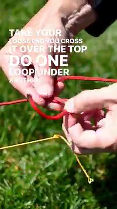 1.3M views · 34K reactions | The taut line hitch is a knot you should have in your bag of tricks. Perfect for running string lines on outdoor projects. Thanks to Scouts for teaching me this one as a kid! #helpful #outdoor #knots #scouts #fixthisbuildthat | Fix This Build That | Facebook