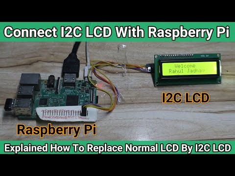 Connect I2C display with Raspberry pi
