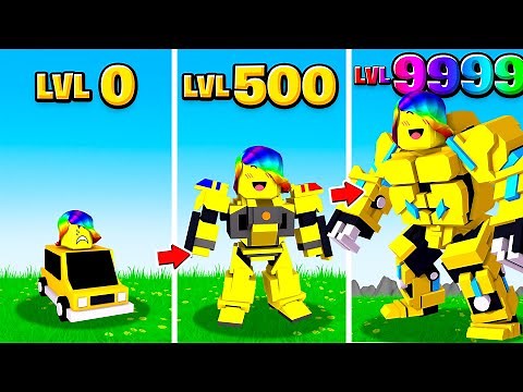 Lvl 0 NOOB-BOT to Lvl 9999999 GOD-BOT.. (Roblox)