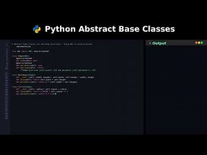 Python Abstract Base Classes #base