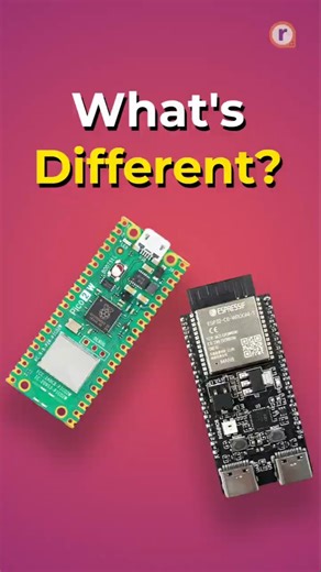 This vs THIS… SHOCKING! #arduino #raspberrypi #microcontroller #esp32c6 #esp32