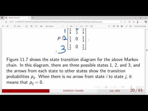 Work Example on Markov Chain