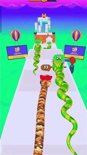 snake run 3d game part 56 #snake #trending