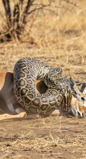 Will the giant python devour the helpless explorer trapped in jungle #wildlife #python #adventure