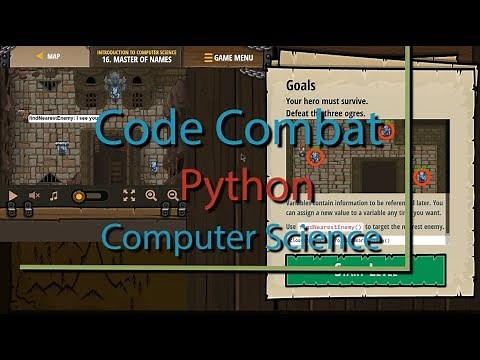 Code Combat Master of Names - Level 16 Python Tutorial with Solution