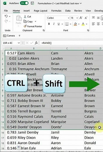 Randomize your list in Excel quickly and easily!