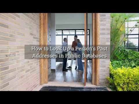 How to Look Up a Person’s Past Addresses in Public Databases