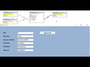vb.net project How To search data between four tables in sql Server database using Views