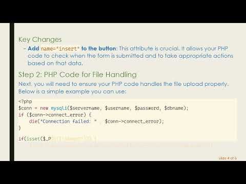 How to Insert an Image File into a MySQL Table