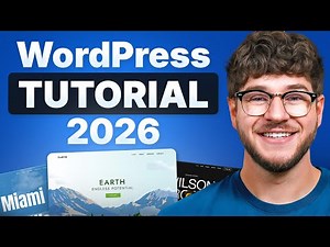 WordPress Tutorial for Beginners 2026 - Step by Step