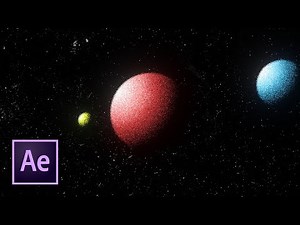 Planets Orbiting Motion Graphic Tutorial in After Effects