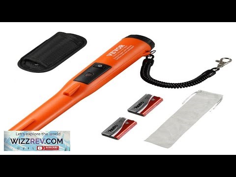 VEVOR Metal Detector Pinpointer IP68 Waterproof Handheld Detector Wand Probe