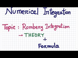 38. Romberg Integration- Generating Formula ||BSc Honours-2nd year|| Bangla