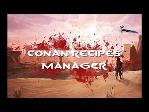 Conan Recipe Manager