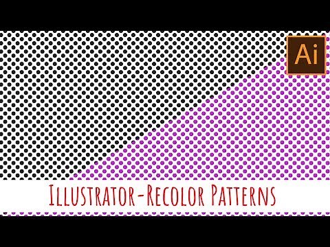 Illustrator - Recolor patterns quickly and easily
