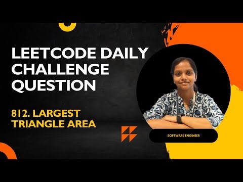 Leetcode | 812 Largest Triangle Area | Java | Mathematic Approach