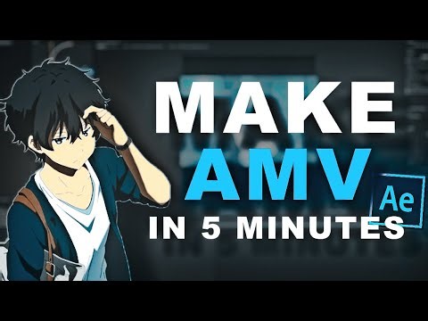 EASY AMV TUTORIAL FOR BEGINNERS (IN 5 MINUTES) | AFTER EFFECTS