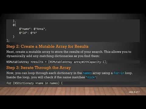 How to Easily Search for an Element in an Array using Objective-C