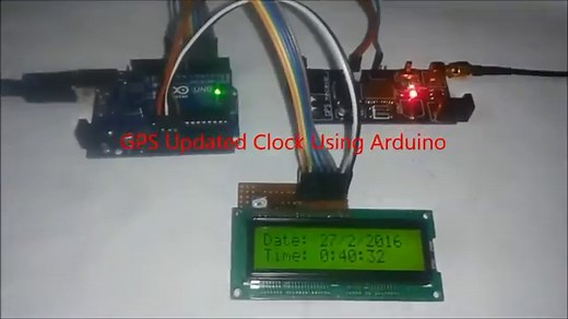 Arduino GPS Clock