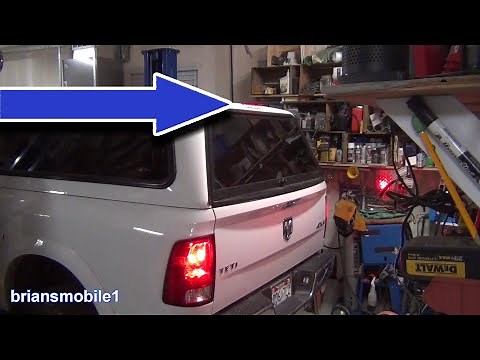 How Do You Hook Up a Camper Shell Brake Light?