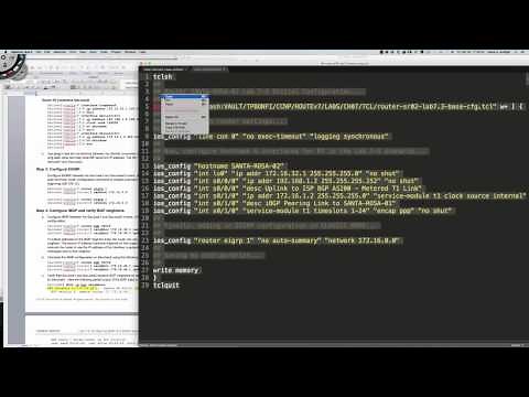An Introduction to TCL Scripting for Cisco IOS Devices - How to Automate Common "Setup" Tasks