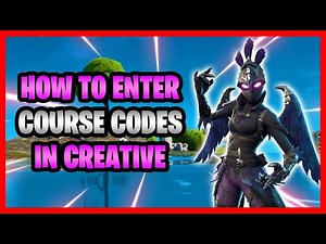 How To Enter Course Codes In Fortnite Creative Mode! - How To Enter Creative Map Codes In Fortnite!