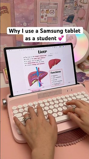 Why I use a Samsung tablet as a student 💕📱 Galaxy tab | digital note taking