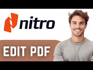 How to Edit PDF File in Nitro Pro - PDF Editor Tools